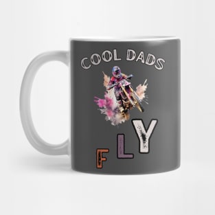 Motocross Cool Dad Dirt Bike Racer Mug